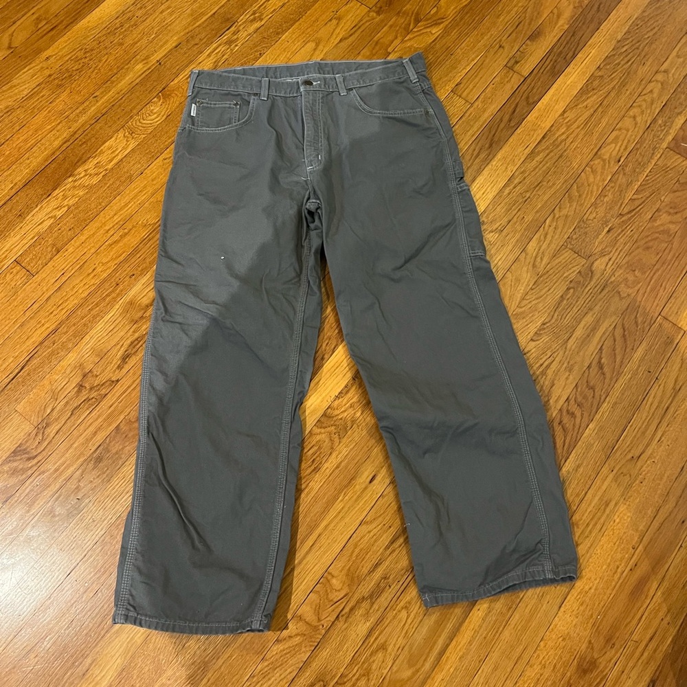 Carhartt men’s grey work pants, 38x30